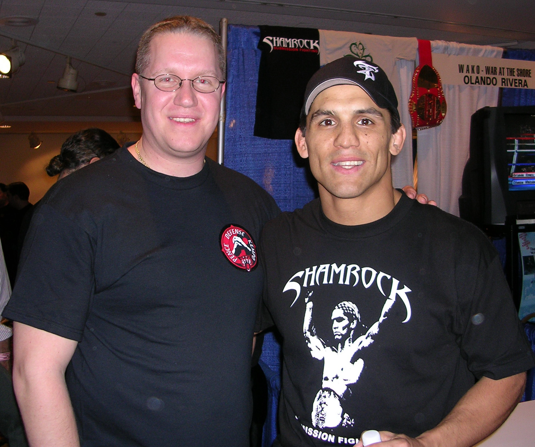 Frank Shamrock just before his seminar