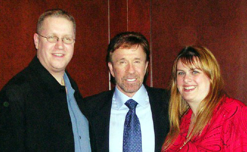 Sensei Pence, Chuck Norris and Miss Jacqui