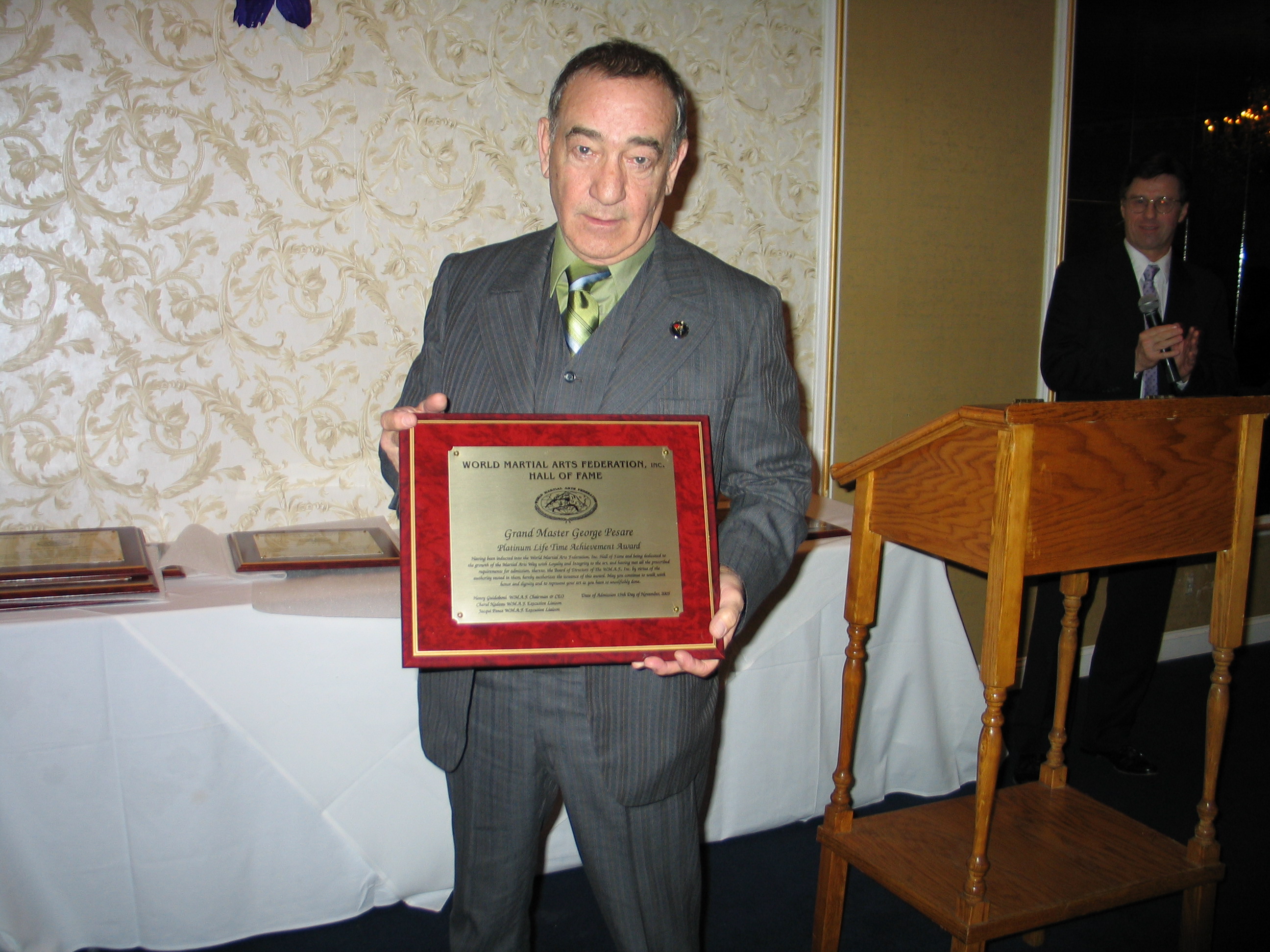 G. G. MASTER PEASARE at WMAF HALL of FAME