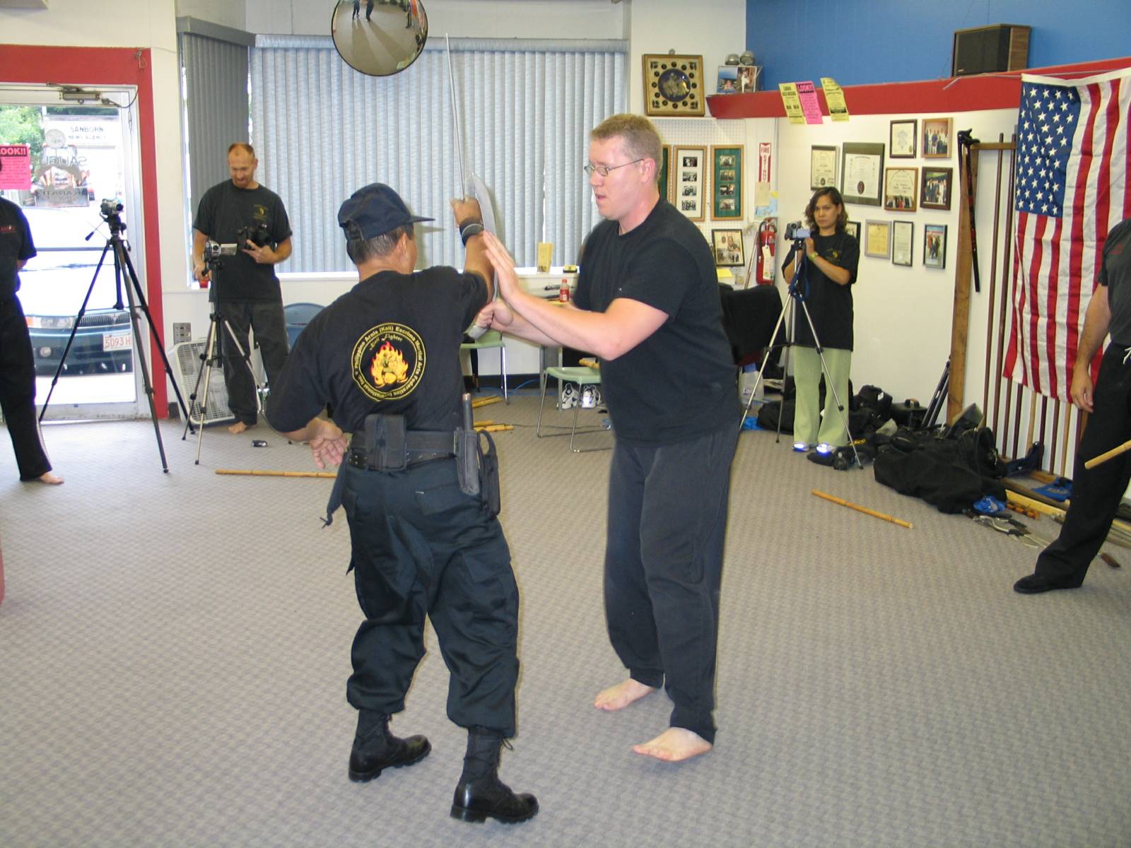 Grand Tuhon "Nene" Tortal with Sensei Pence